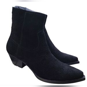SAINT LAURENT ◇ Wool Suede Lucas Boots ◇ US 12